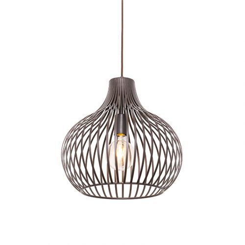 Moderne hanglamp bruin 38 cm - Frances