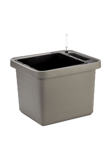 Plastia Samozavlažovací veľkoobjemový kvetináč Berberis UNO taupe
