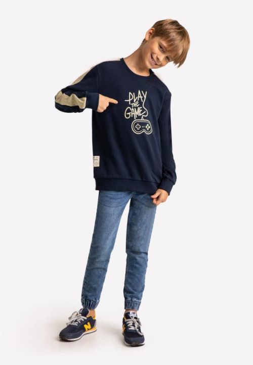 Volcano Regular Sweatshirt B-Play Junior B01432-S22 Navy 122/128
