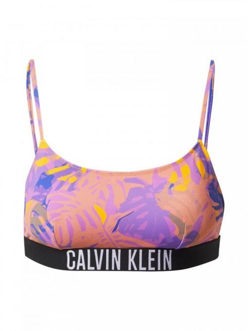 Vrchný diel plaviek KW01831 0GY - Calvin Klein S fialová - oranžová