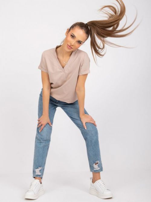 Tričko-RV-TS-7666.19 svetelných béžových S / M