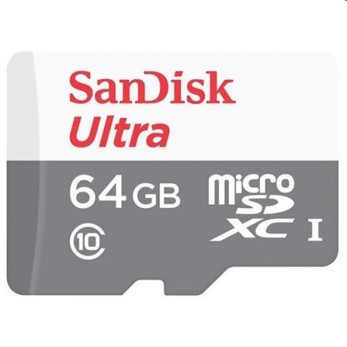 SanDisk Micro SDXC Ultra 64GB, Class 10 - rýchlosť 100 MB/s (SDSQUNR-064G-GN3MN) SDSQUNR-064G-GN3MN