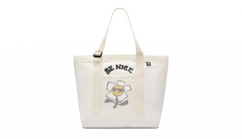 Converse Be Nice Graphic Tote Bag biele 10023128-A01