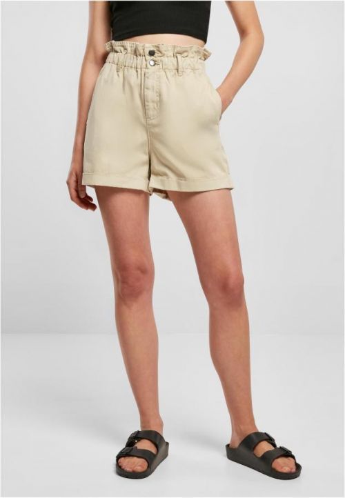 Urban Classics Ladies Paperbag Shorts softseagrass - 26