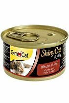Gimpet mačka konz. ShinyCat kura s hovädzím 70g
