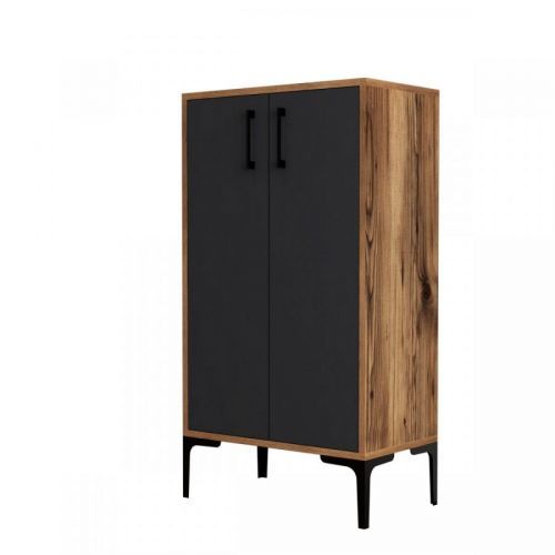 Botník Prag 60×111 cm ořech/antracit