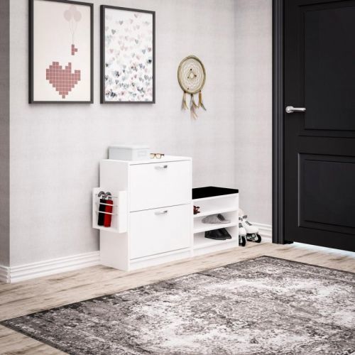 Botník Trend 130×80 cm bílý