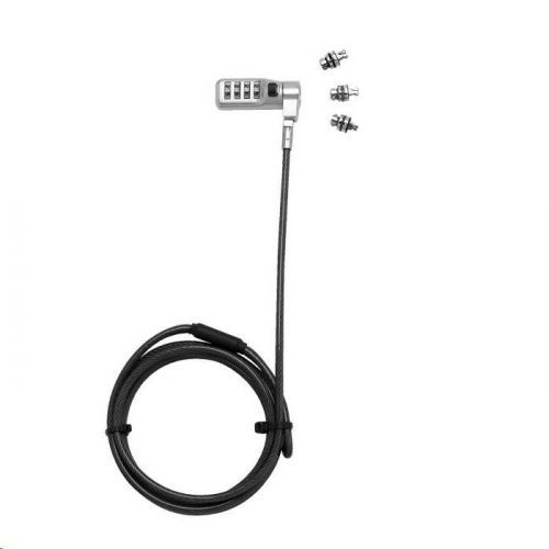 DICOTA Universal Security Cable Lock, 3 Výmena heads fits all slots, combination