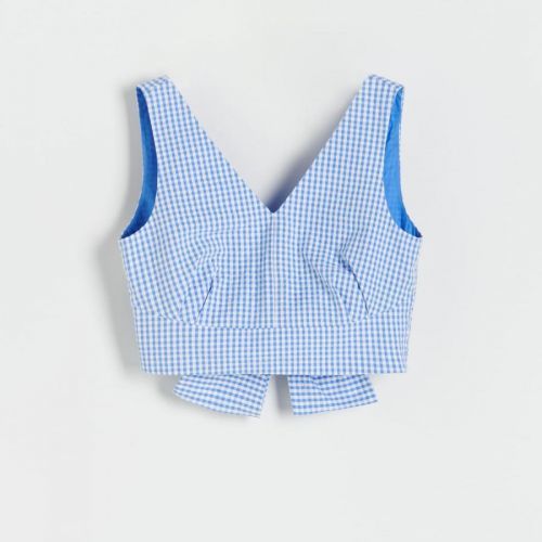 Reserved - Ladies` blouse - Modrá