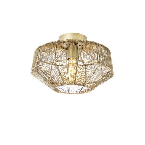 Moderne plafondlamp messing 30 cm - Bolti