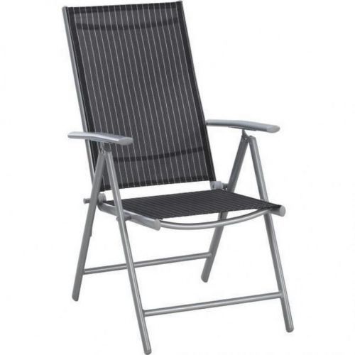 Xora ZÁHRADNÉ SKLÁPACIE KRESLO, kov, textil