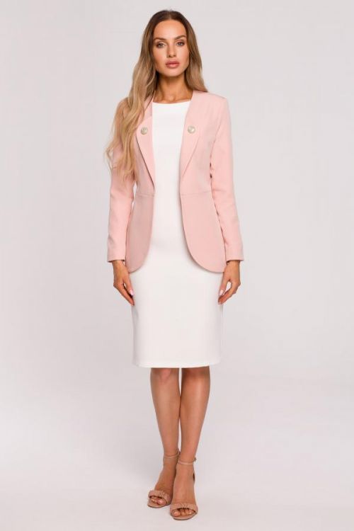 Made Of Emotion Jacket M665 Powder Pink S