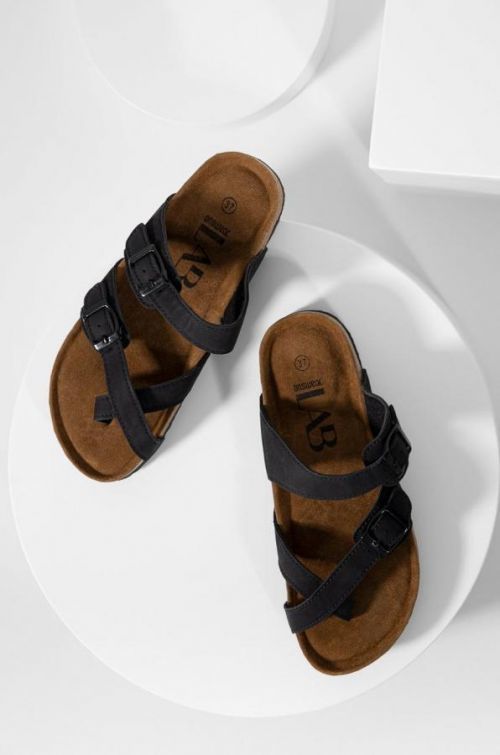 Šľapky Answear Lab dámske, čierna farba, na platforme