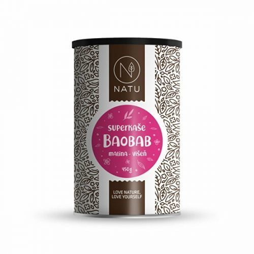 Natu Superkaša Baobab s malinami a višňami 450 g