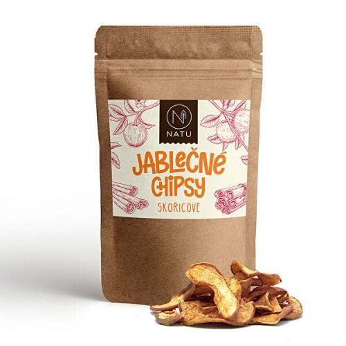Natu Jablčné chipsy škoricové 45 g