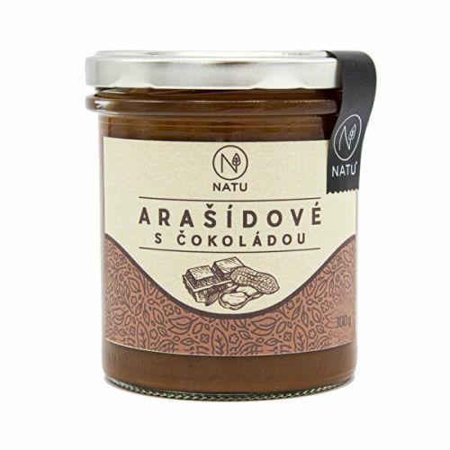Natu Arašidový krém s horkou čokoládou 300 g
