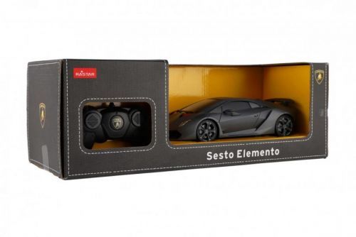 TEDDIES Auto RC Lamborghini Sesto Elemento plast 23cm 2,4GHz na dálk. ovládání na baterie