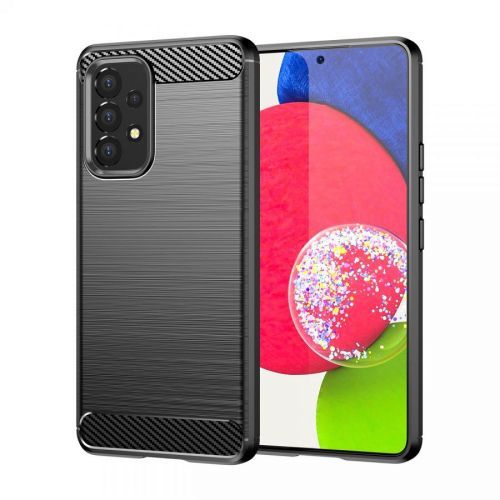 Puzdro Carbon Bush TPU pre Samsung Galaxy A53 5G  - Čierna KP15211