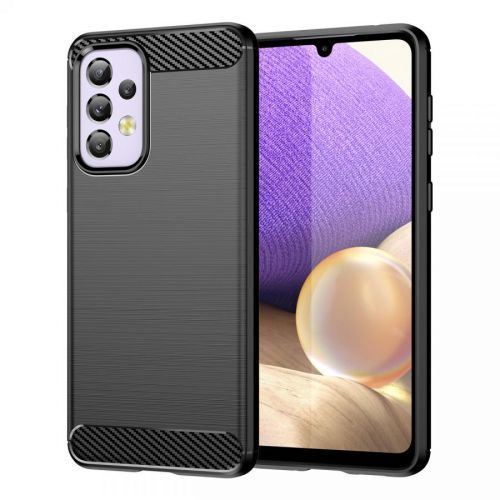 Puzdro Carbon Bush TPU pre Samsung Galaxy A33 5G  - Čierna KP15235