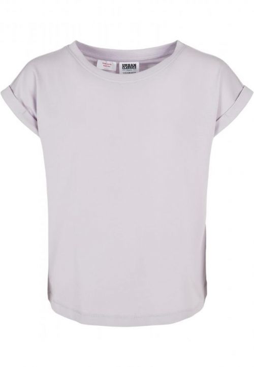 Urban Classics Girls Organic Extended Shoulder Tee softlilac - 110/116
