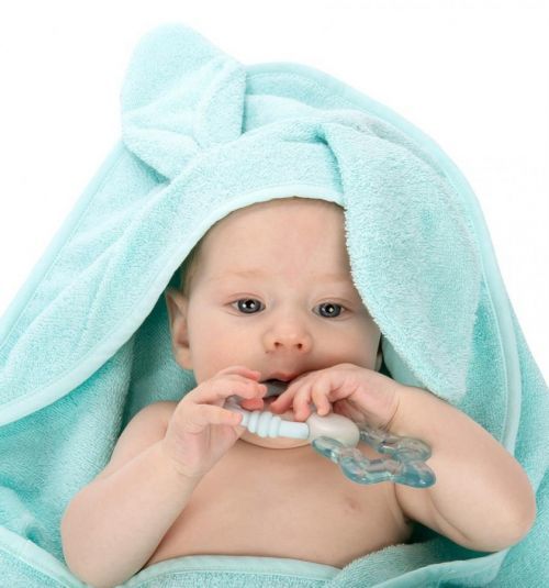 Canpol babies Mäkká osuška s kapucňou a ušami 100x100cm ZAJAČIK