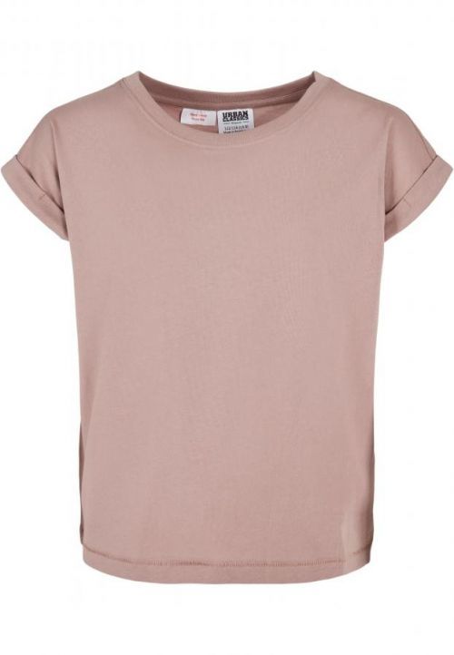 Urban Classics Girls Organic Extended Shoulder Tee duskrose - 110/116