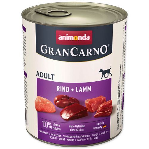 Konzerva ANIMONDA Gran Carno hovězí + jehně - KARTON (6ks)