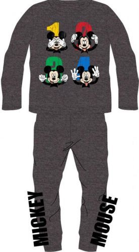 EPlus Chlapčenské pyžamo - Mickey Mouse svetlosivé Veľkosť - deti: 98
