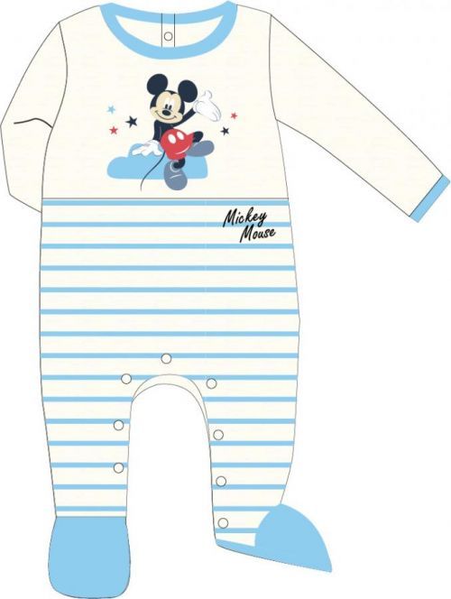 EPlus Dupačky Mickey Mouse - Bielomodré Veľkosť najmenší: 3 mesiace