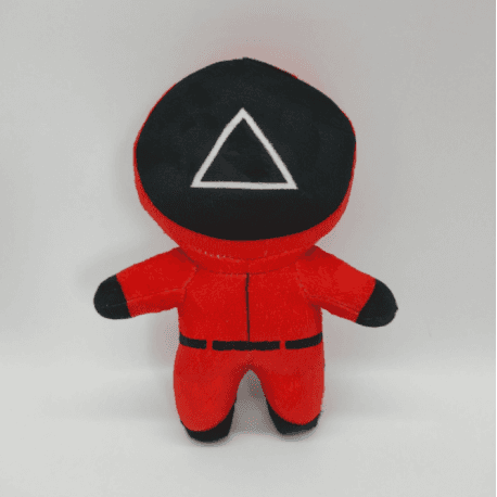 Plyšová kľúčenka Squit Game 13 cm Trojuholník