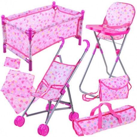 ZA3995 Súprava pre bábiku 5v1 - Pink Koala