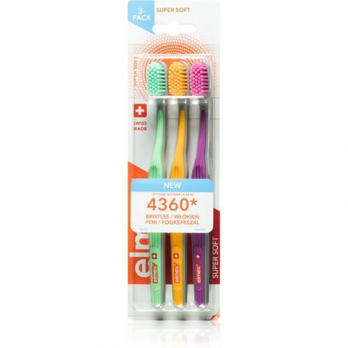 Elmex Super Soft 4360 zubná kefka 3 ks