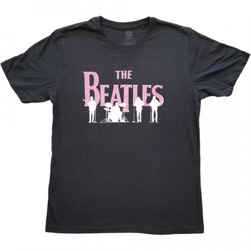 The Beatles tričko Band Silhouettes Čierna XL