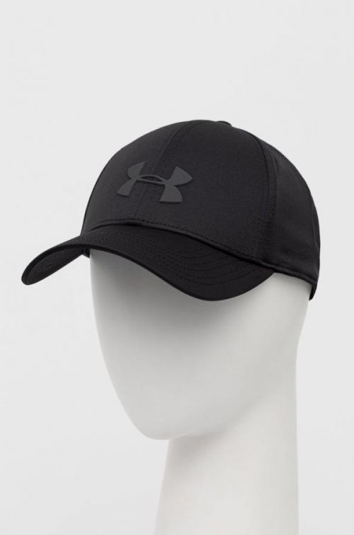 Čiapka Under Armour čierna farba, jednofarebná