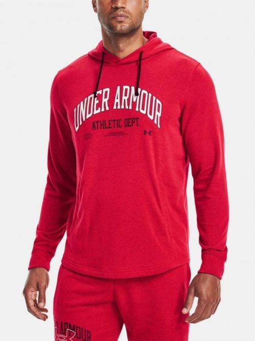 UA Rival Try Athlc Dept HD Mikina Under Armour Červená