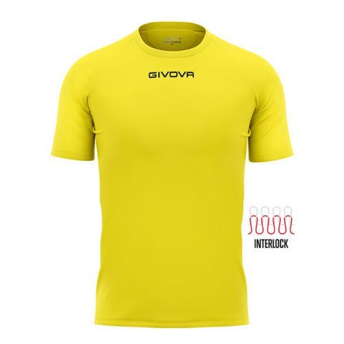 SHIRT CAPO INTERLOCK GIALLO Tg. L