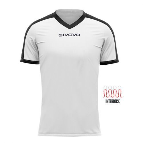 SHIRT REVOLUTION INTERLOCK BIANCO/NERO Tg. XL