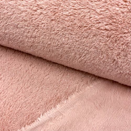 Umelá kožušina LUREX SILVER rose