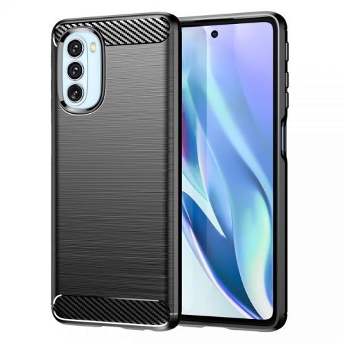 Puzdro Carbon Bush TPU pre Motorola Moto G51 5G  - Čierna KP15267