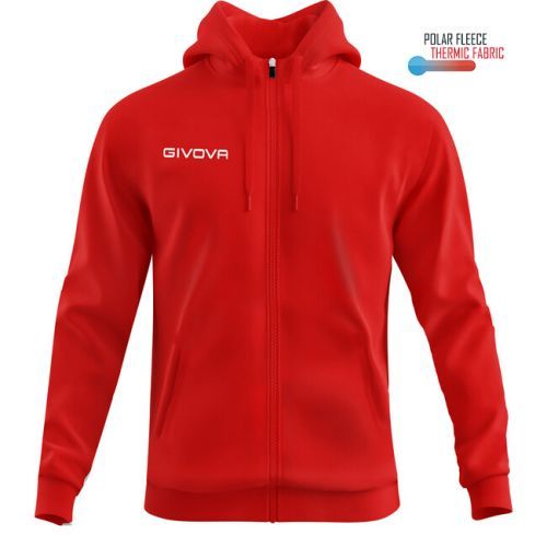 FELPA POLARFLEECE (FULL ZIP) 500 ROSSO Tg. L