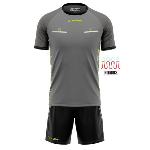 KIT FLAG GRIGIO SCURO/NERO Tg. XL