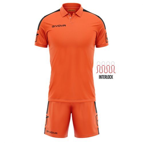 KIT PLAY ARANCIO FLUO/NERO Tg. M