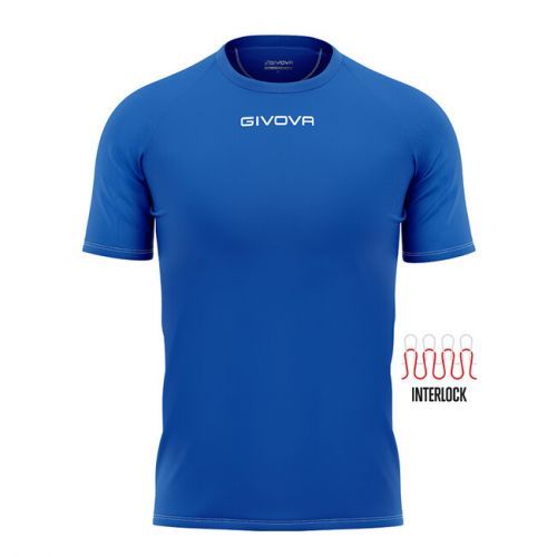 SHIRT CAPO INTERLOCK AZZURRO Tg. M