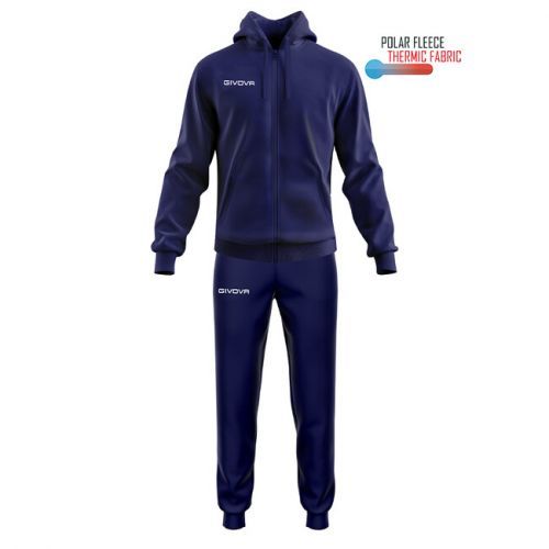 TUTA KING IN POLARFLEECE (SORRENTO) BLU/BLU Tg. XS