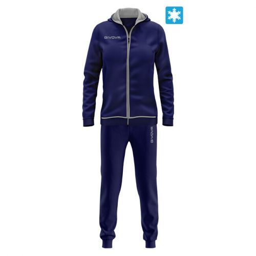 TUTA KING STAR DONNA FELPA BLU/GRIGIO CHIARO Tg. XS