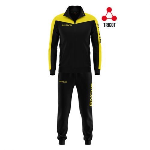 TUTA ROMA TRIACETATO NERO/GIALLO Tg. M