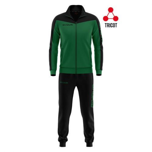 TUTA ROMA TRIACETATO VERDE/NERO Tg. S