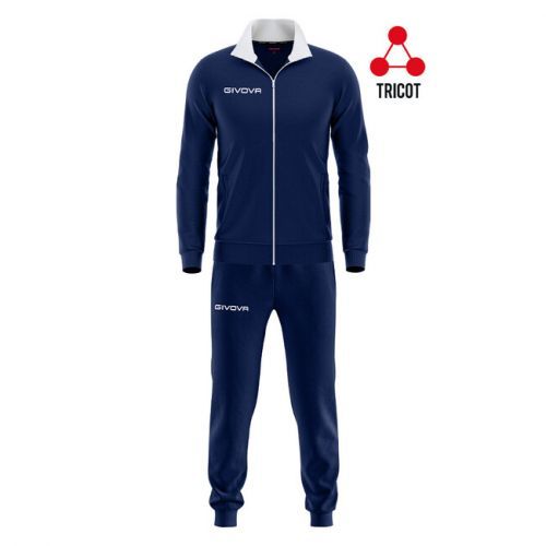 TUTA TORINO TRIACETATO BLU/BIANCO Tg. 4XL