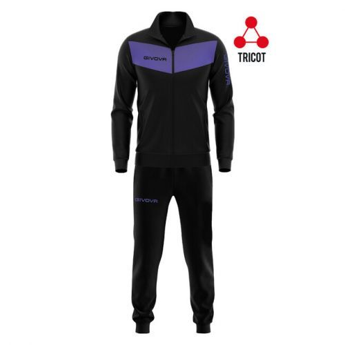 TUTA VISA TRIACETATO 4S NERO/VIOLA Tg. M