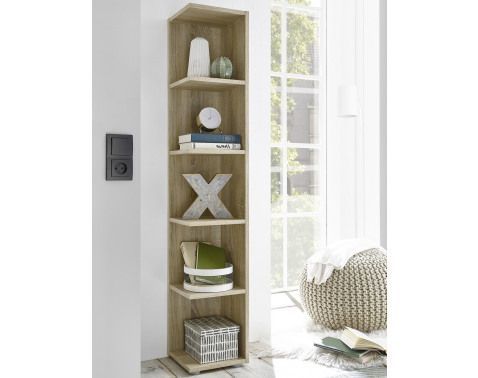Rohový regál Corner Light, dub sonoma%